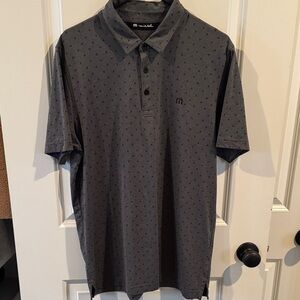 Travis Mathew Charcoal Polo Shirt